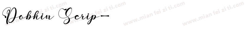 Dobkin Scrip字体转换